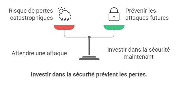 Investir dans la sécurité prévient les pertes